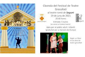 El musical Hércules posa punt final a la XXIV bis edició del Festival de Teatre Grecollatí de Sagunt