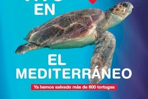 Calp se suma a la campaña “Tortugas en el Mediterráneo” de la Fundación Oceanogràfic