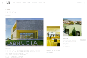 La revista AD publica “La Nucía, referente mundial de Arquitectura y Sostenibilidad”