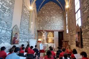 Concluye la restauración de la ermita del colegio diocesano Ave María de Penya-Roja del siglo XIX