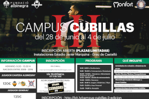 La semana que viene finaliza el plazo de inscripción para el Campus que tendrá lugar a partir del 28 de junio junto a uno de los ídolos del CD Castellón