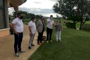 L'alcalde de Sant Jordi demana ajuda al president de la Diputació per a escometre les obres del camí a Panoràmica