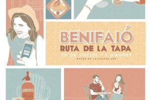 Benifaió disfrutará a partir del 20 de julio de la “Ruta de la Tapa en Festes” de Benifaió con votación a través de una aplicación móvil