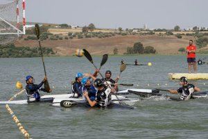 El club de regatas Burriana, tercero en la 2ª división nacional de kayak polo