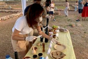 Pionera cata-taller de productos romanos en un yacimiento de Nules