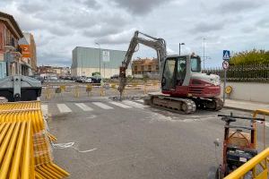 Xilxes comença les obres del carrer Primer de Maig per a evitar inundacions en cas d’intenses pluges