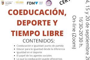 Las Concejalías de Igualdad y Deportes organizan un curso sobre Coeducación y Deporte