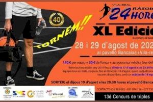 Las 24 horas de básquet cumplen 40 ediciones de la mano de la peña La Merla, con el apoyo del Ayuntamiento de Vila-real