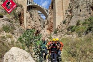 Rescaten a una dona després d'una caiguda en la ruta al Mascarat a Altea