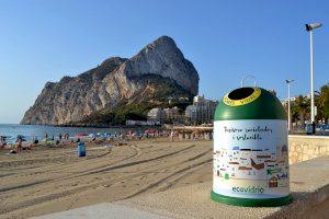 Calpe es el municipio más comprometido por el reciclaje del vidrio de la Comunitat