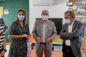 El secretario autonómico de Educación visita las obras de mejora del CEIP Antonio Sequeros de Benejúzar