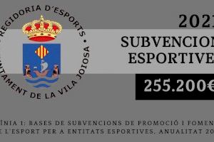 El Ayuntamiento aprueba la primera remesa anual de ayudas a la promoción y fomento del deporte de entidades deportivas de la Vila Joiosa