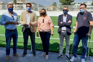 La Diputación subvenciona el nuevo campo de fútbol 7 en la playa de l’Albir de l’Alfàs del Pi