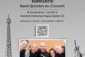 El grup “Reeders” Reed Quintet oferirà un concert a Canals el dia de la Comunitat Valenciana