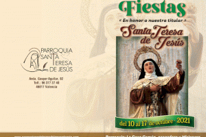 La parroquia de Santa Teresa de Jesús de Valencia inicia este domingo las fiestas en honor a tu titular