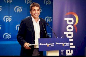 Mazón enviará un documento de enmiendas a los PGE a todos los grupos políticos para mejorar las inversiones