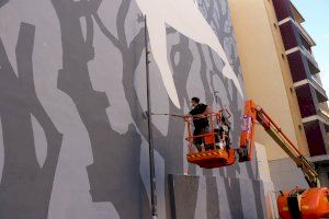 “La Calma”, nuevo mural de la calle San Valeriano