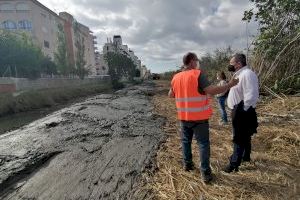 Finalitzen les tasques de dragatge en la séquia Sangonera de l'aiguamoll de Peníscola