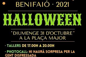 El Ayuntamiento de Benifaió ofrece una tarde de fiesta y diversión en el Halloween 2021