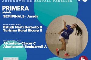 Semifinals de l’Autonòmic de parelles en totes les categories