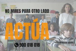 #ActúaContraElAcoso, nueva campaña de sensibilización contra el acoso escolar