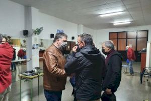 El alcalde de Villena se reúne con los vecinos ante el inicio de las obras de mejora de la red de aguas en las calles Román y José María Soler