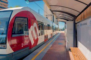 Ferrocarrils Generalitat Valenciana (FGV) facilitará del 6 al 9 de noviembre los desplazamientos a Feria Valencia en la Línea 4 del tranvía de Metrovalencia