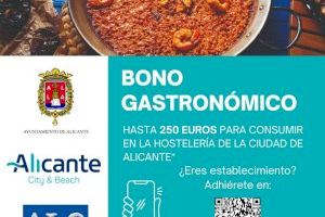 El Patronato de Turismo lanza el “Bono Gastronómico” para reactivar el consumo en la hostelería alicantina