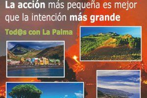 Buñol lanza una campaña solidaria para recaudar fondos para los damnificados del volcán de la isla de La Palma