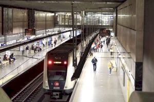 Metrovalencia registra en octubre 4,6 millones desplazamientos, un 30,16% más que en el mismo periodo de 2020