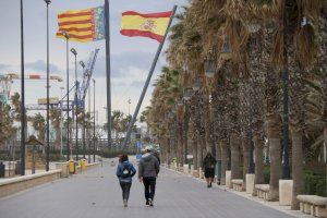 Arriba el temps inestable aquest dimarts i s'esperen mínimes de 7ºC a València