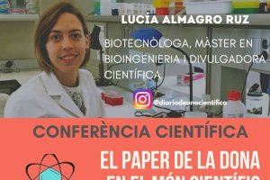 La divulgadora científica Lucía Almagro oferirà una conferència sobre el paper de la dona en la ciència a Canals