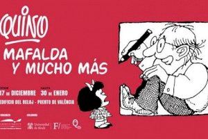 Valenciaport inaugura la exposición “Quino. Mafalda y mucho más”