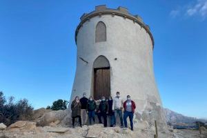 Patrimonio Histórico recepciona la primera fase de las obras de restauración de la torre del Dr. Esquerdo en La Malladeta