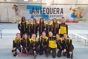 L’equip femení del CA Safor Teika queda sisé d’Espanya al campionat júnior de clubs en pista coberta