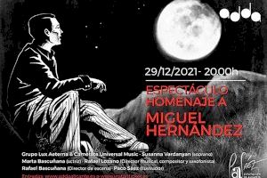 La Diputación de Alicante rinde homenaje a Miguel Hernández con un espectáculo multicultural en el ADDA