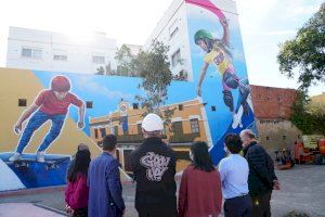 El mural del parque María Marzo pasa de ronda y ya está entre los 25 mejores de diciembre de la app Street Art Cities