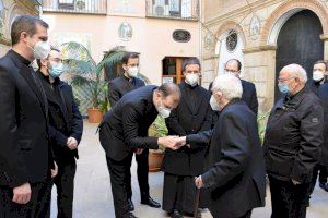 El cardenal Cañizares recibe a los sacerdotes valencianos residentes en Roma