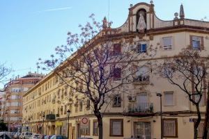 L'Ajuntament de València rehabilitarà i es farà càrrec de manteniment dels espais enjardinats dins del grup d'habitatges Verge dels Desemparats