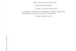 Buñol informa de la documentación a presentar para solicitar la declaración de situación individualizada de minimización de impacto territorial para las “casas de monte”