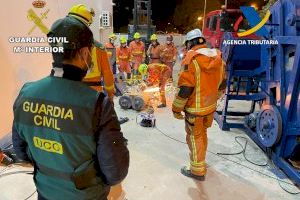 Localizados 464 kilos de cocaína ocultos en una trituradora de 11 toneladas en el Puerto de Valencia