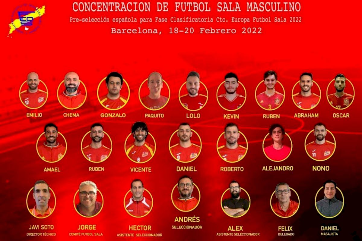Camello reflejar al menos Cinco futbolistas del CD Castellón – ASORCAS, a la Selección Española