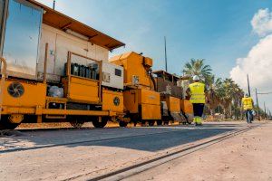 Ferrocarrils de la Generalitat realiza trabajos de mantenimiento y amolado de vía en diferentes tramos de Metrovalencia