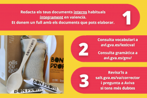 Aviva Burjassot y su mascota Sitgina incentivan el uso del valenciano entre el personal municipal