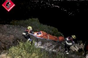 Evacuada una senderista que resultó herida en la Sierra de Bernia (Alicante)