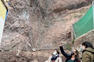 Amigó visita les obres de l’àrea de Medi Ambient de la Diputació de València a Calles