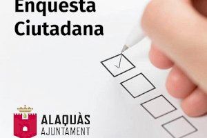 Alaquàs realitza una enquesta per a conéixer l’opinió de la ciutadania sobre els serveis municipals