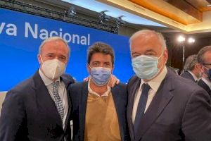 Mazón encabeza la delegación de la Comunitat Valenciana en la Junta Directiva Nacional del PP