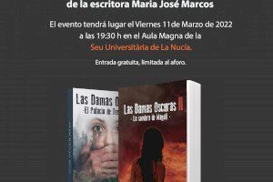 M.J. Marcos presenta su libro “La Sombra de Magali” en la Seu este viernes