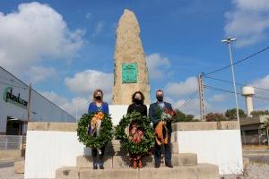 Castelló, Almassora i Vila-real reten homenatge als Herois del 9 de març